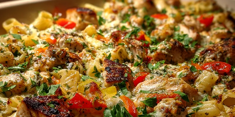 Savory Honey Pepper Chicken Pasta