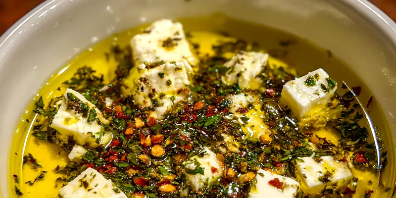 Savory Mediterranean Feta Oil