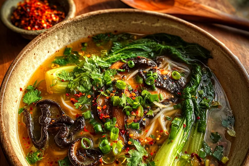 Cooking process for Savory Noodle Soup Delight