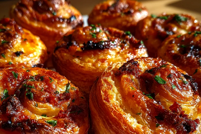 Cooking process for Savory Puff Pastry Treats