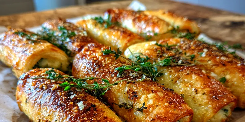 Savory Spinach and Cheese Rolls