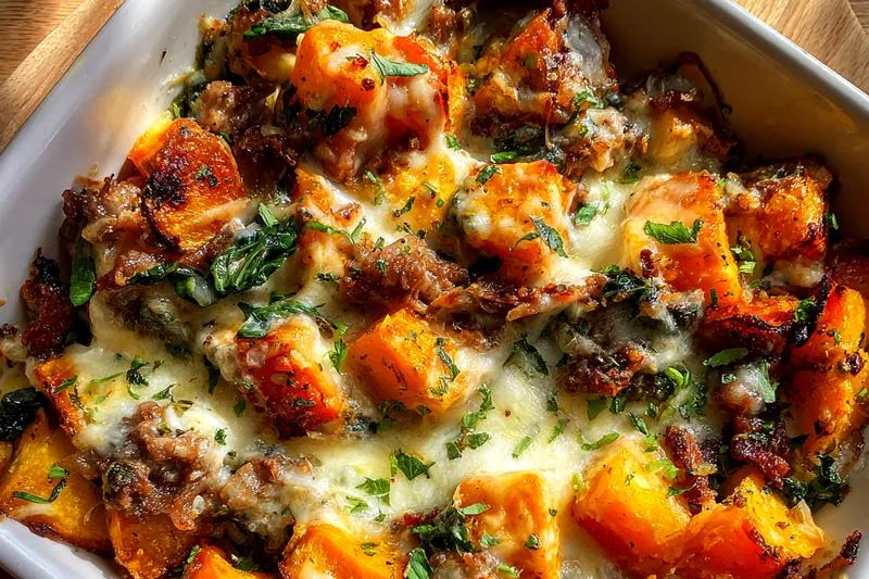 Cooking process for Savory Squash Casserole