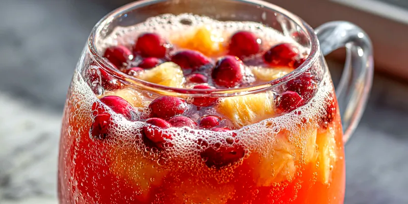 Sparkling Cranberry Pineapple Punch