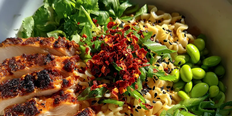 Spicy Chicken Ramen Bowl