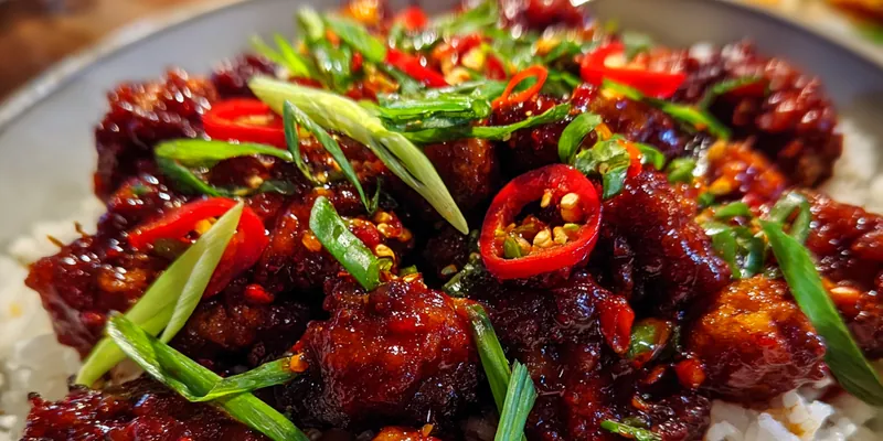 Spicy Glazed Chicken Stir-Fry