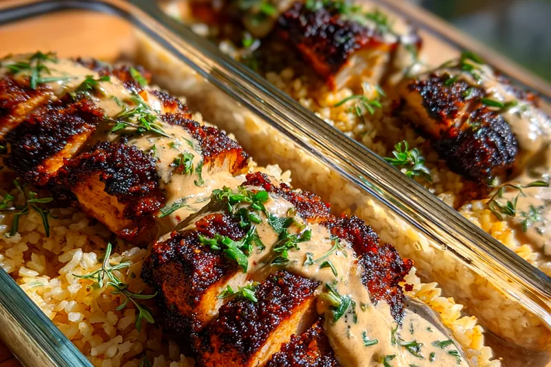 Fresh ingredients for Spicy Grilled Cajun Chicken