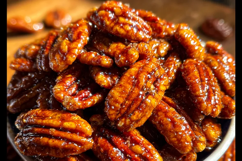 Fresh ingredients for Sweet Spiced Pecans