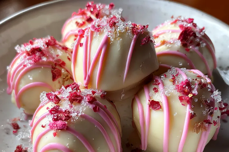 Cooking process for Delicious Strawberry Truffle Balls