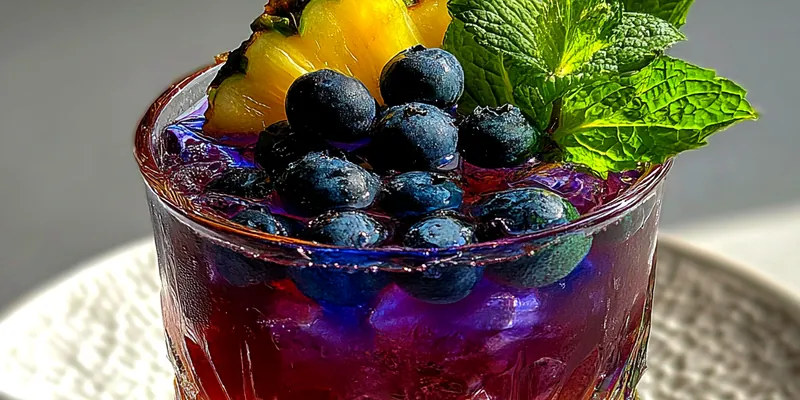 Tropical Blueberry Pineapple Sour