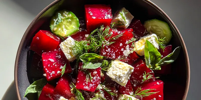 Vibrant Beet Feta Salad