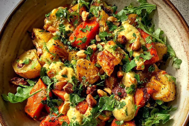 Cooking process for Vibrant Vegetable Glow Bowl