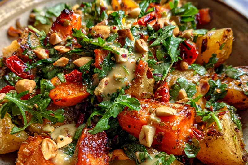 Fresh ingredients for Vibrant Vegetable Glow Bowl